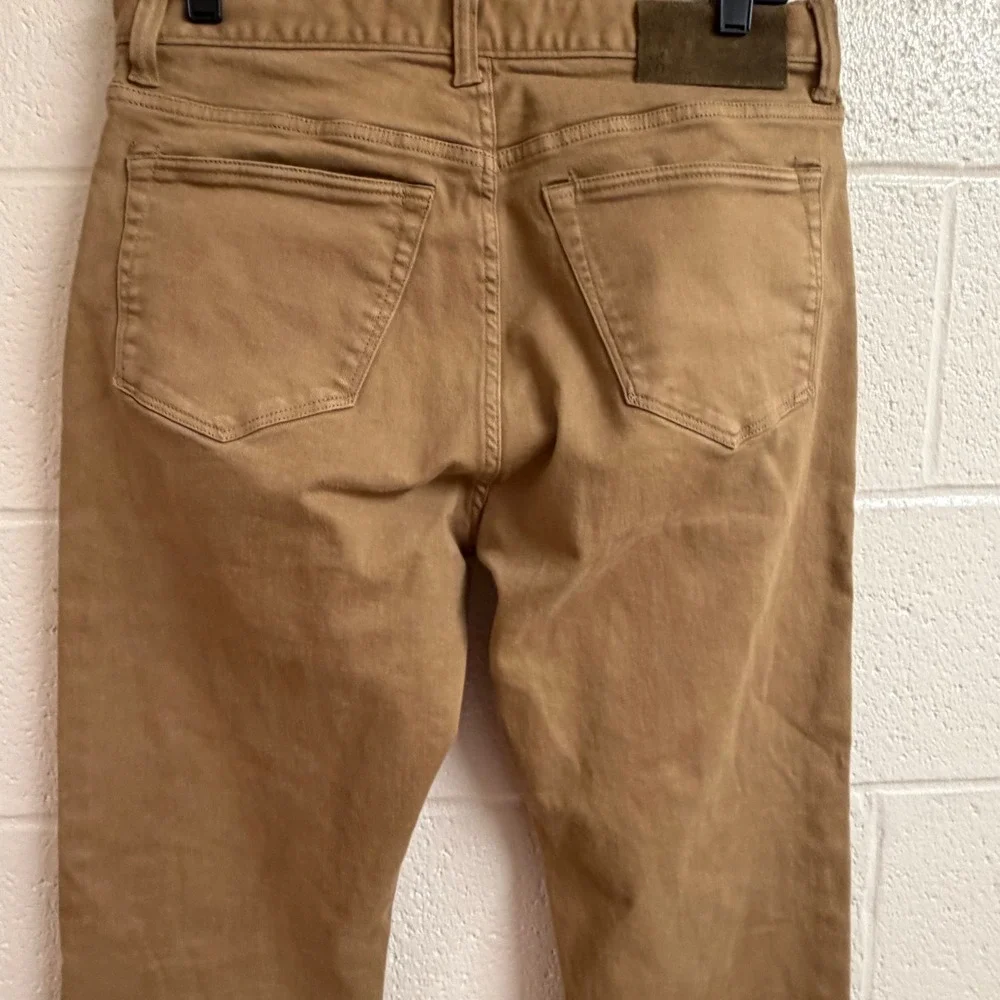 Todd Snyder Mens Straight Fit Stretch 5-Pocket Pants 35 Brown Academia Preppy